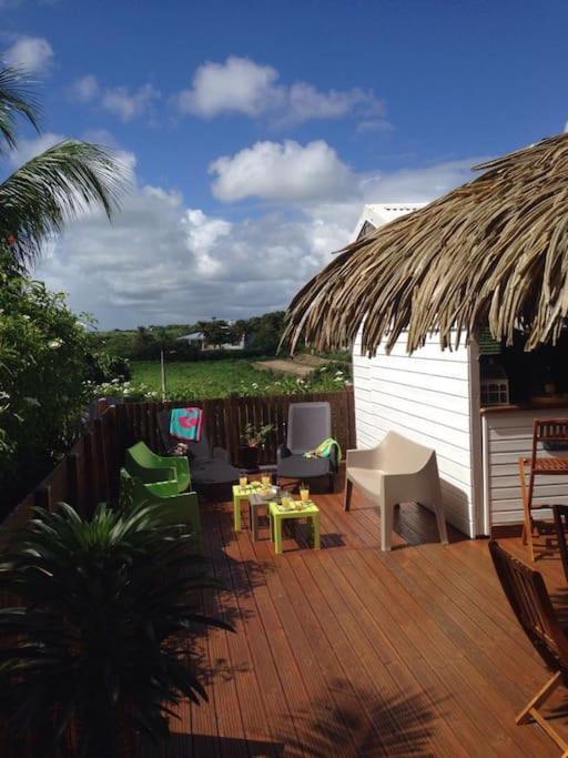 Charmant Bungalow Un P'Tit Coin De Paradis Saint-Francois  Bagian luar foto