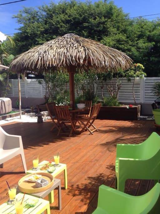Charmant Bungalow Un P'Tit Coin De Paradis Saint-Francois  Bagian luar foto