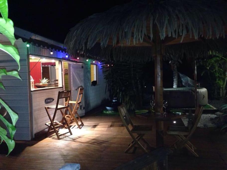 Charmant Bungalow Un P'Tit Coin De Paradis Saint-Francois  Bagian luar foto